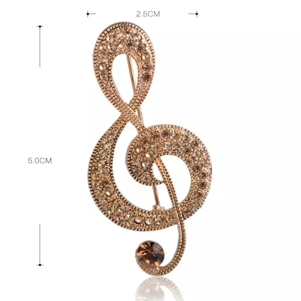 VQ Music Note Brooch